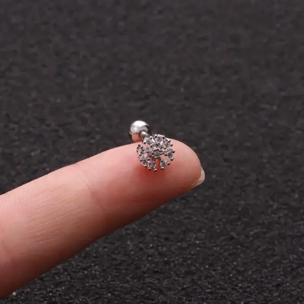 Wholesale Copper Ear Cartilage Rings & Studs Geometric Waterproof Non Tarnish Surgical Steel