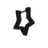 1 Piece Hip-Hop Rock Simple Style Star Heart Shape Metal Button 304 Stainless Steel Copper Gold Plated Hoop Earrings