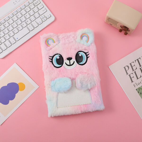 Wholesale Cute cartoon animal plush notebook