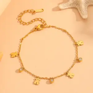 Bear Bracelet with Diamond