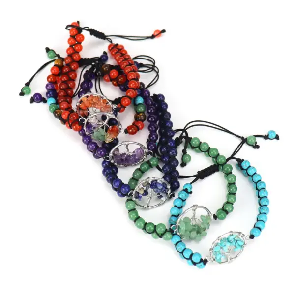 Wholesale Fashion Tree Natural Stone Bracelets 1 Piece