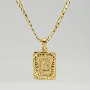 Gold L (Including Chain)