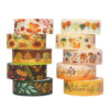 Wholesale Autum Washi Tape Sunflower Autum Creative DIY Decorative Hand Ledger Tape