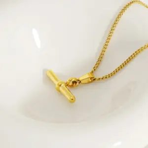 Wholesale Ion Plating (IP) 18K Gold Plated Geometric 304 Stainless Steel Classic Style Waterproof Non Tarnish Earrings Necklace