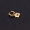 Wholesale 1 Piece Lady Geometric Copper Inlaid Zircon Earrings