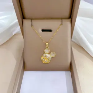 G320 Titanium Steel Chain Copper Pendant