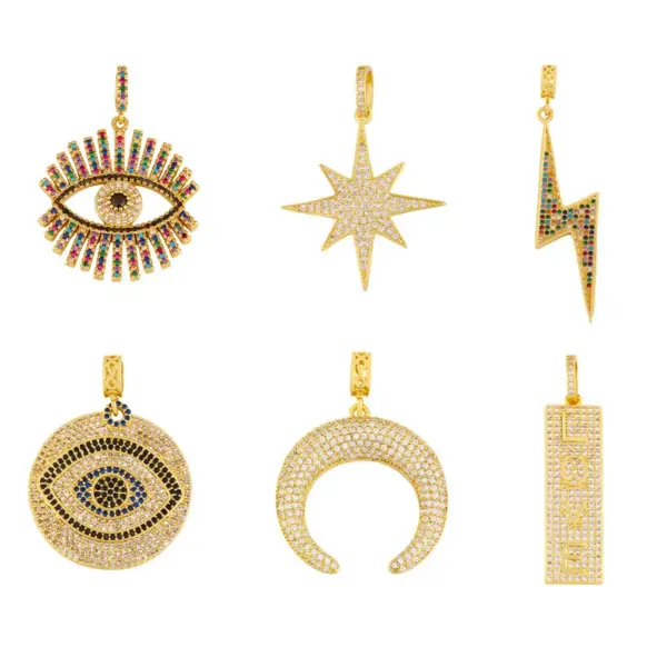 Copper Plating Geometric Necklace