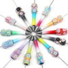 oly-8ed2f136668625cb720791ba69b667f0 Wholesale beadable pens creative flower Gomsophila sugar pen