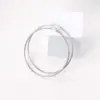 Fashion Circle Stainless Steel Plating Earrings 1 Pair