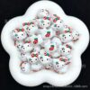 Wholesale Christmas cartoon cat beaded necklace