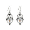 Wholesale Cross-border Moonstone Retro Water op Earrings European and American Creative Topaz Rainbow Gem Earrings Turquoise Earrings