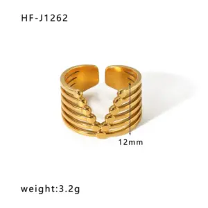 HF-J1262-Gold / Adjustable Opening