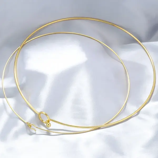 Wholesale Jewelry Casual Simple Style Geometric 304 Stainless Steel 18K Gold Plated Choker