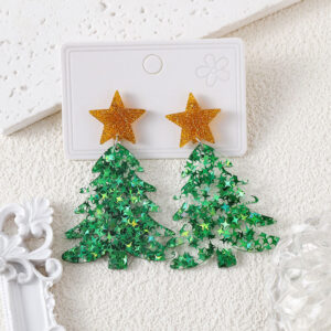 S3729-5 green Christmas tree