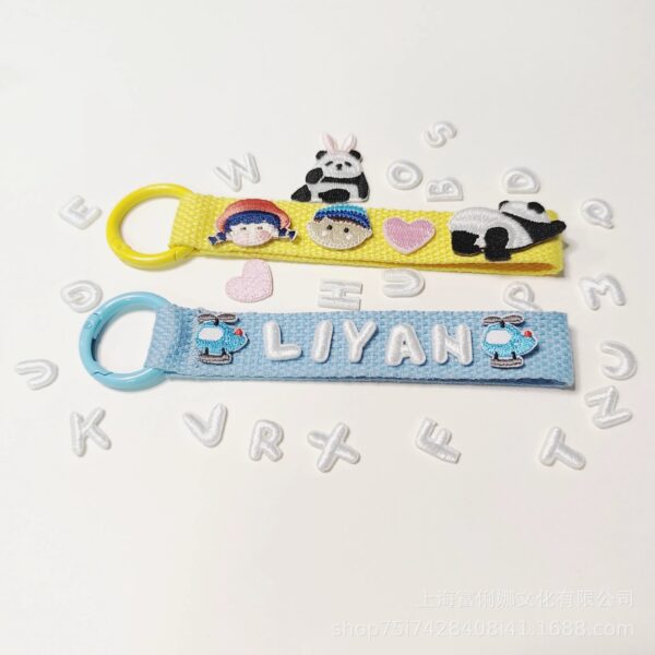 oly-8f20f7ad5f15ffdd65c80a6849b8ab50 Wholesale 1cm Mini White Letter English 26 Letters Embroidered Cloth Sticker Handmade DIY Decorative Sticker Ironing Sticker