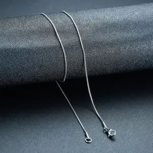 Silver / Single Chain: 50cm Long
