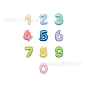 A set of mixed color numbers (hot melt glue)