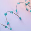 Wholesale Turquoise mixed multi-layered stone bracelet