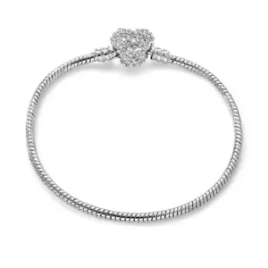 Lz43 White K Peach Heart Flower Button / 20cm