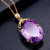 Wholesale Pendant Necklace Jewelry Necklace Amethyst Necklace