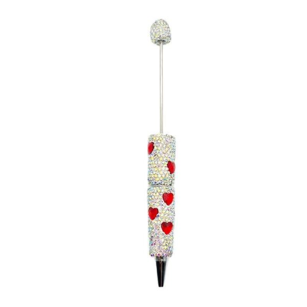 Wholesale Colorful Love Full Diamond Bead Pen