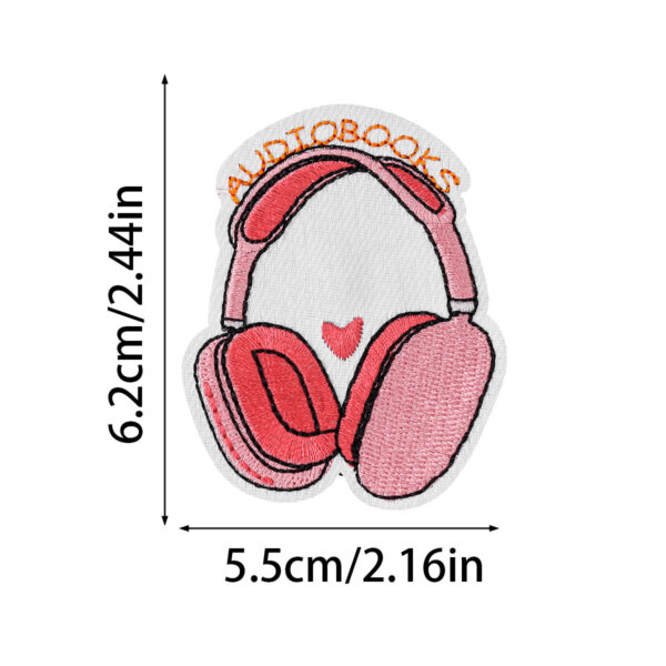 Wholesale Cute fabric patches with a reading theme