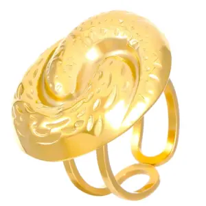 18k real gold snail 3888