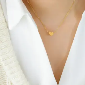P113-Gold Necklace-40+5cm