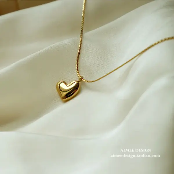 Wholesale PVD Coated 18K Gold Plated Geometric 304 Stainless Steel Simple Style Waterproof Non Tarnish 304 Stainless Steel Necklace