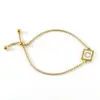 Fashion Letter 304 Stainless Steel Shell Stainless Steel Bracelets In Bulk