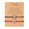 Wholesale Halloween Spider Paper Card Bracelet