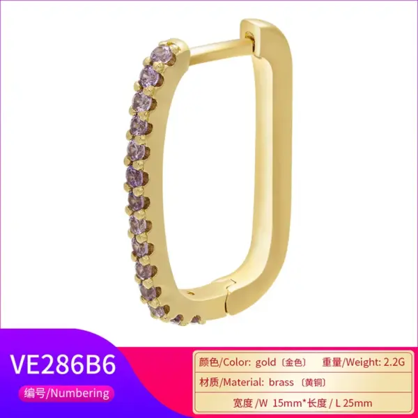 Wholesale Plating Copper Copper Earrings