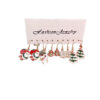 oly-8f9546883371ac3c2842ef1041cf753d Wholesale Alloy Snowman Gift Earrings