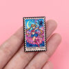 oly-8f99198eef6cf8af2efcdb15439c83e0 Wholesale Girl Cartoon Metal Badge Brooch Aessories