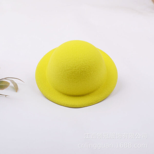 oly-8fa619e757e2e376d1f3d65aade99cfc Wholesale Lamb Doll DIY Original Hat Embryo Base Small Top Hat Hair Jewelry Hat Bare Cap 10.5CM Dome