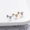 Wholesale 316 Stainless Steel Copper Geometric Ear Studs For Women'S