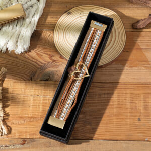 Gift box-brown color / PU leather