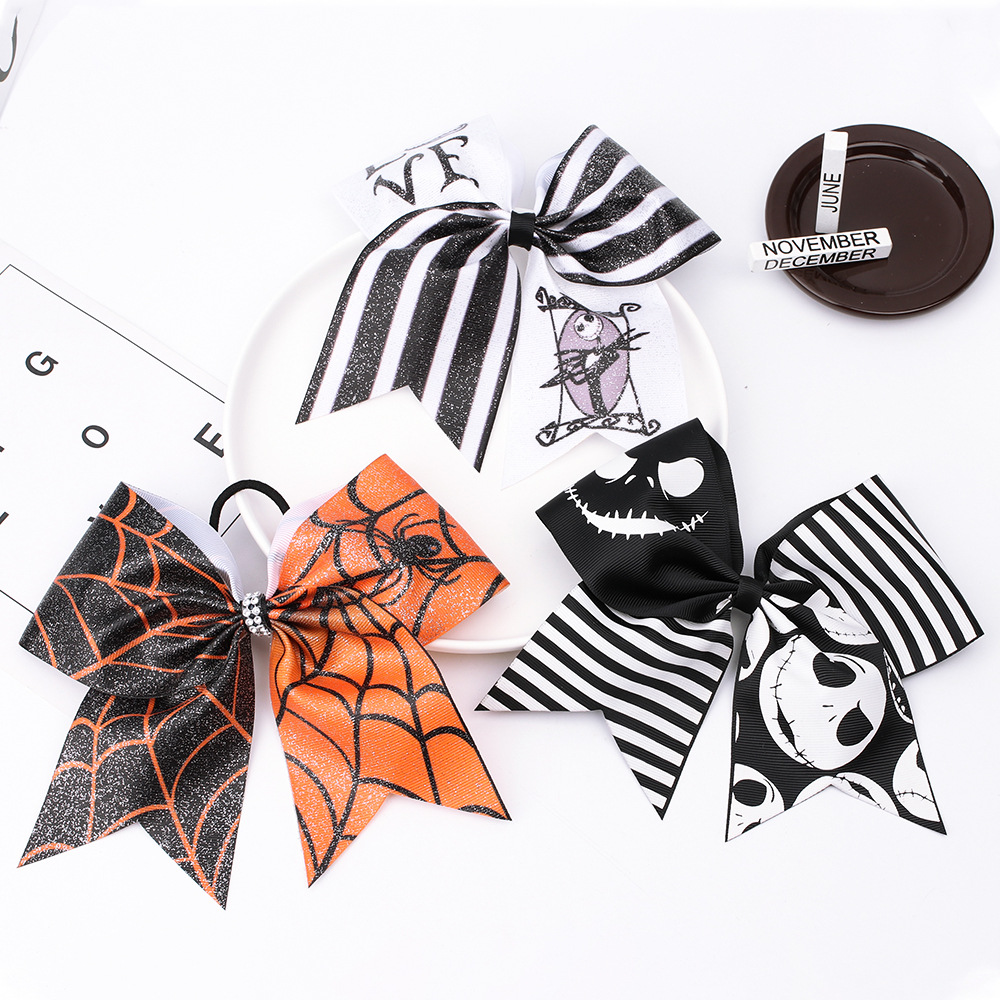 Wholesale Chilen's Bow Hair Band Two-Ring Trailing Rubber