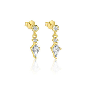 E4870-gold/pair / 925 silver