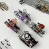 Wholesale New Halloween claw clip ghost skull hair clip funny pumpkin head ghost hand shark clip cross-border festival headdress