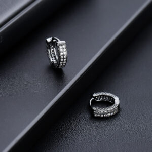 European and American black white diamond (one pair)