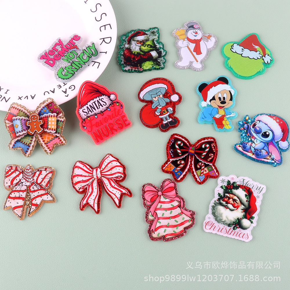Wholesale Cute Cartoon Christmas Ornaments with Acrylic