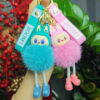 Wholesale Cross-Border Popular Internet Celebrity Plush Little Sheep Keychain Pendant Couple Car Bag Keychain Pendant Gift