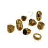 Wholesale Jewelry Retro Classic Style Oval Heart Shape Titanium Steel Plating Open Rings Rings