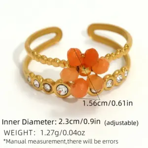 Orange / Adjustable / 1 Piece