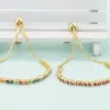 Copper Geometric Zircon Copper Bracelets