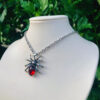 oly-8ff4fad79f70be64f6a3f59f4db86bfa Wholesale Gothic Punk Red Crystal Cute Pendant Necklace Factory Direct