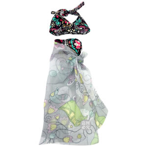 Beautiful peace bird swimsuit three-piece set / 30