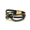 Wholesale bracelet magnetic buckle PU leather bracelet