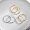 Wholesale PVD Coated 18K Gold Plated Geometric Stainless Steel Fashion Waterproof Non Tarnish Earrings